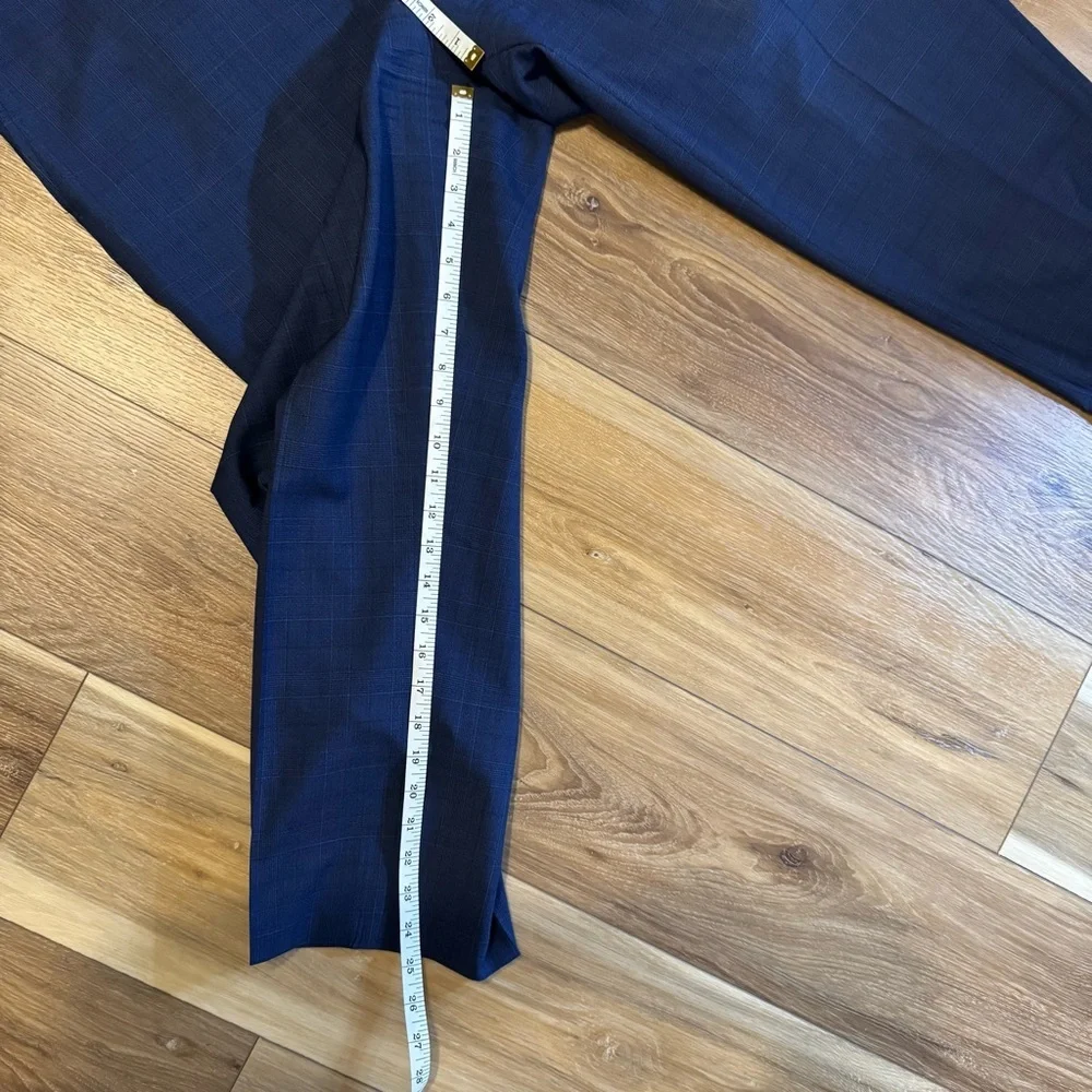 Paul Betenly Men's Blue Plaid Suit Thomas & Florence styles